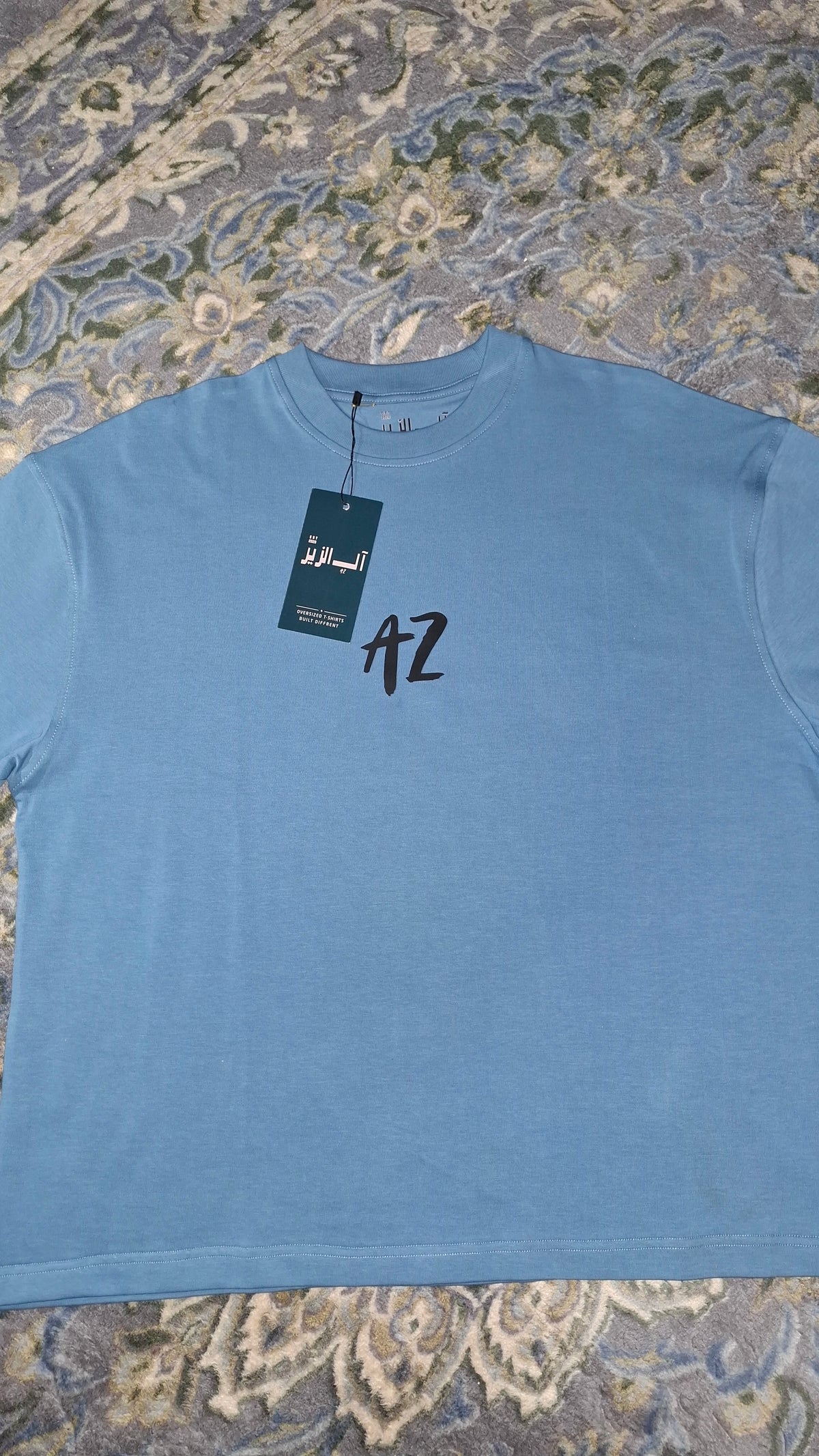 AZ | Oversized T-shirt Cyan