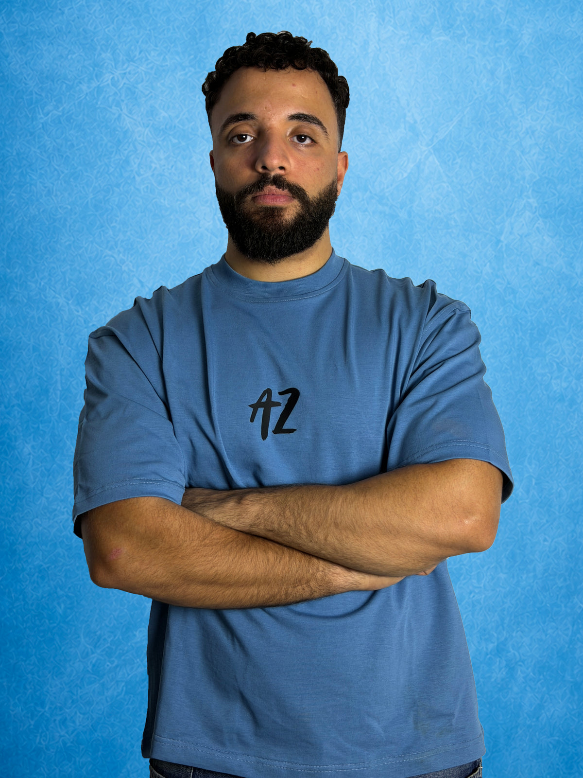 AZ | Oversized T-shirt Cyan