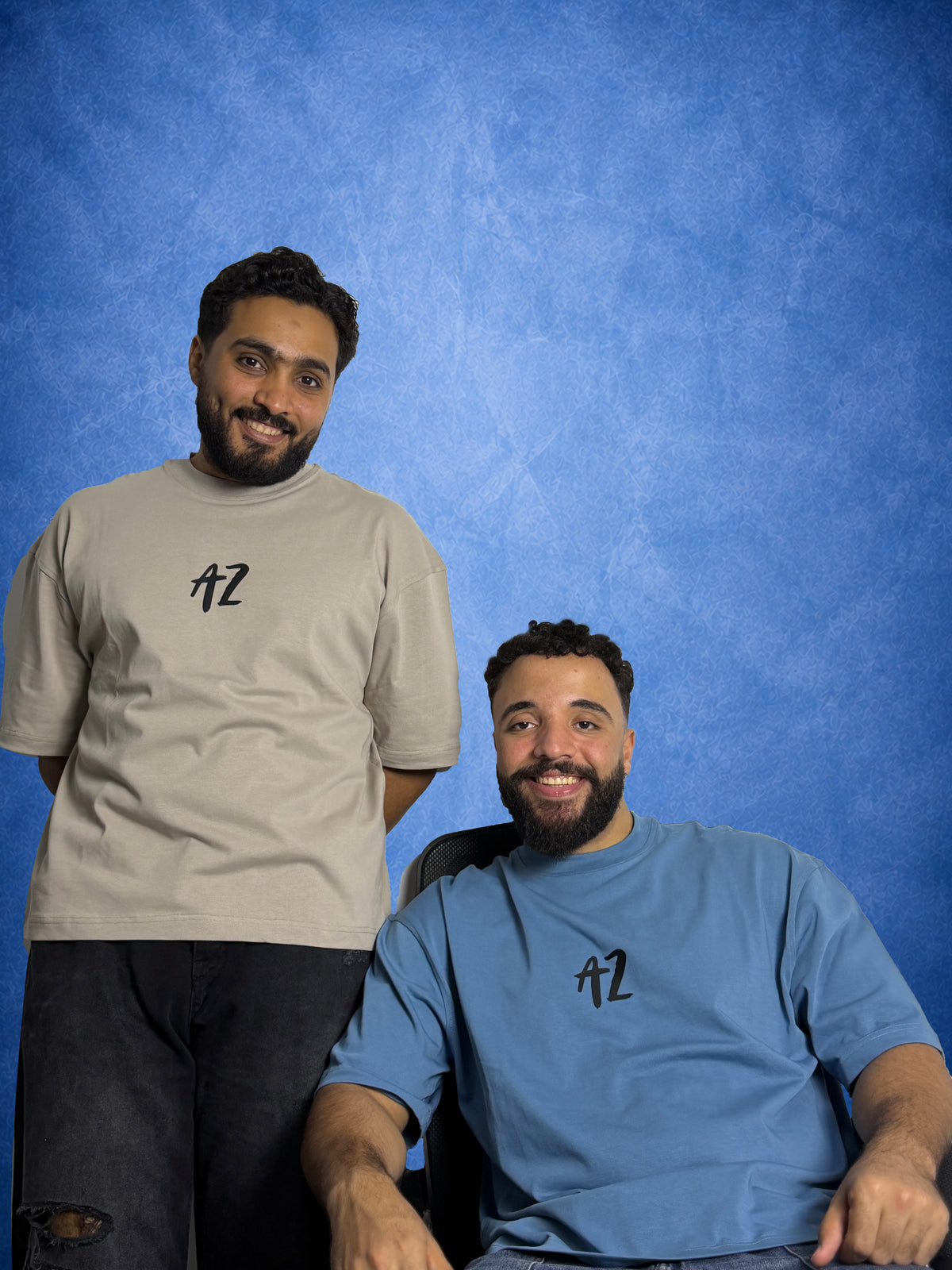 AZ | Oversized T-shirt Cyan