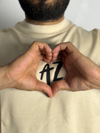 AZ | Oversized T-shirt Beige