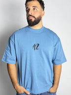 AZ | Oversized T-shirt Cyan