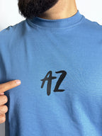 AZ | Oversized T-shirt Cyan