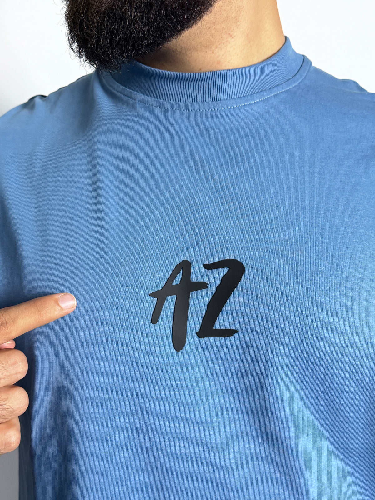 AZ | Oversized T-shirt Cyan