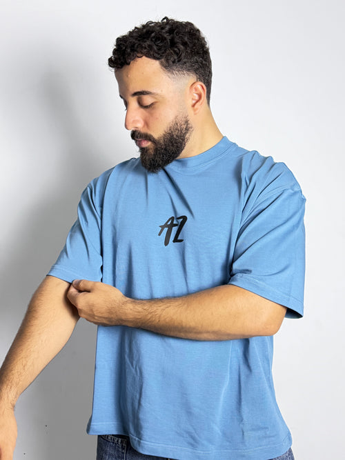 AZ | Oversized T-shirt Cyan